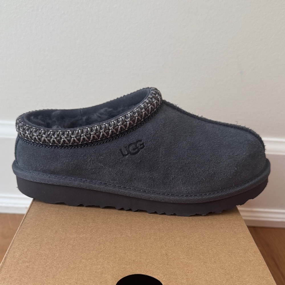 UGG Charcoal Suede Slip-Ons - Never worn!